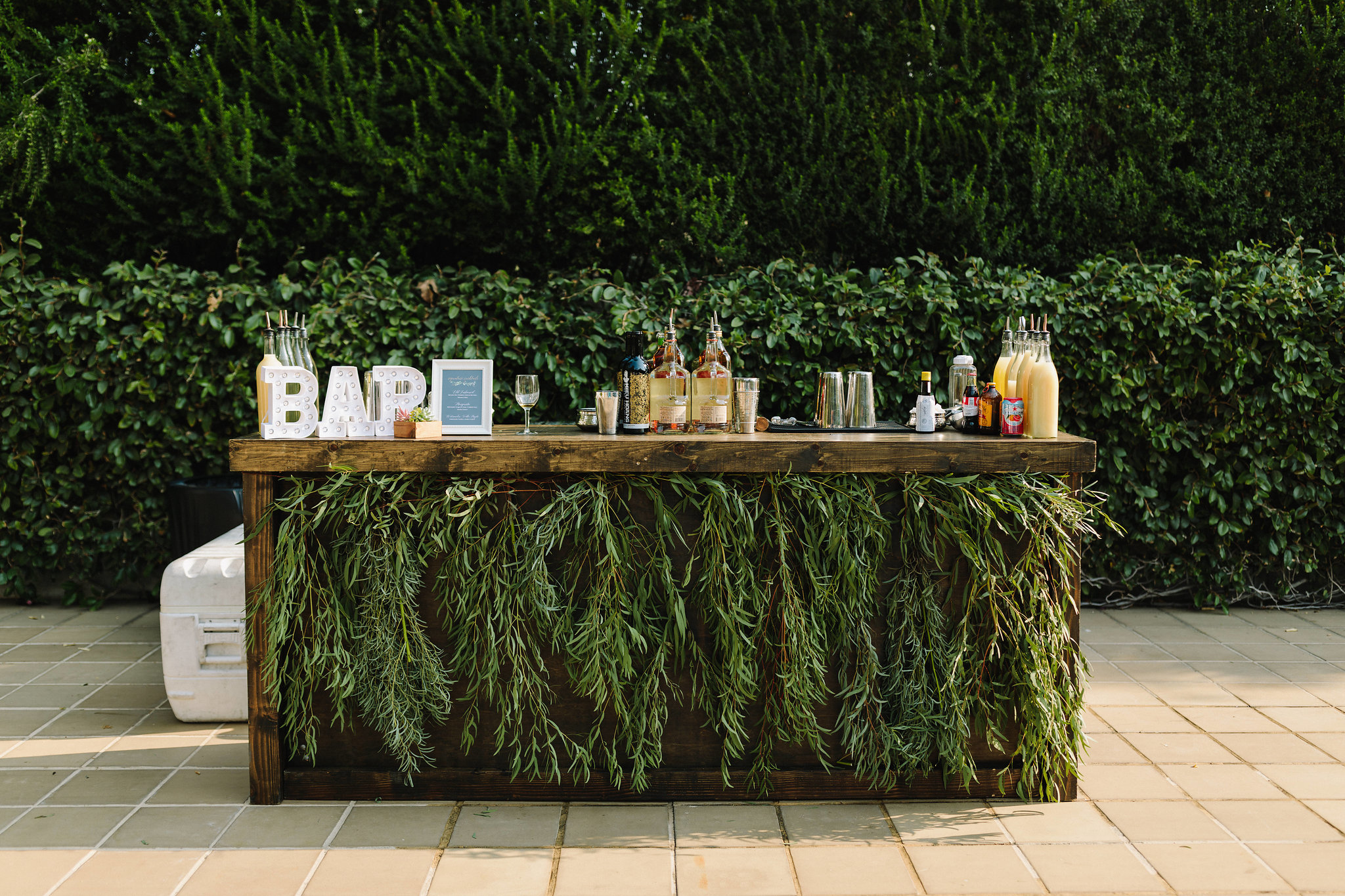 wood bar greenery drape.jpg